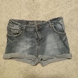Blue jean shorts